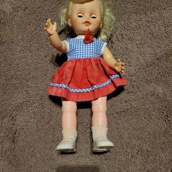 Vintage 1960s Doll 12"