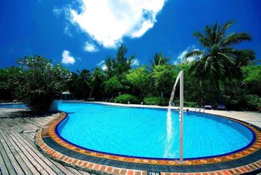 Poolside Shower Waterfall, Outdoor SS Free Standing H&C Water NE