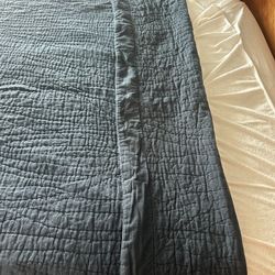 Pottery Barn Navy King Quilt