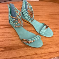 Size 7 Teal Sandals