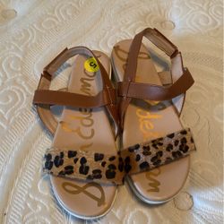 Soft Leopard Wedges Shoes Size (5)