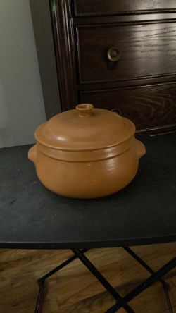 Terracotta casserole dish