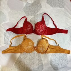 Red&Orange Bras