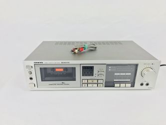 Vintage ONKYO TA-2022 Single Cassette Deck Player Works Great!