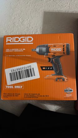 RIDGID 18V 3-Speed 1/2 In. Impact Wrench