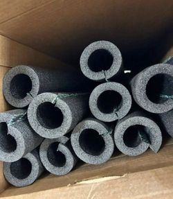 Black Foam Pipe Insulation Tubes 9 total