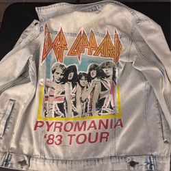 U get all Def Leppard Jean jacket plus more