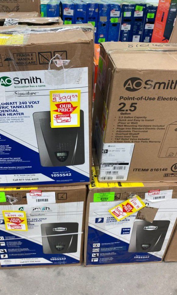 Ao smith tankless water heater 🤯🤯