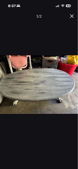 oval  center table