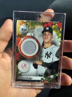 Aaron Judge Patch 2025 Topps Holiday