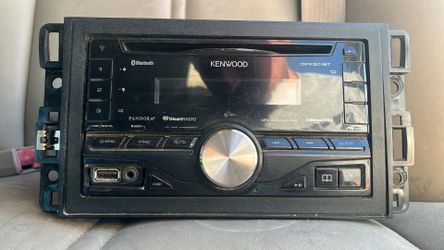Kenwood DPX501BT double-DIN in-dash CD and digital media receiver (includes frame & wiring.)