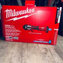 M18 18-Volt Lithium-Ion Brushless Cordless FORCE LOGIC Press Tool Kit with 1/2 in. - 2 in. Jaws Kit (6-Jaws Included)