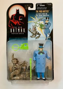1997 The New Batman Adventures Animated Series Crime Solver THE MAD HATTER Figure MOC