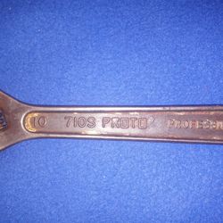 Proto 710S 10" Adjustable Wrench