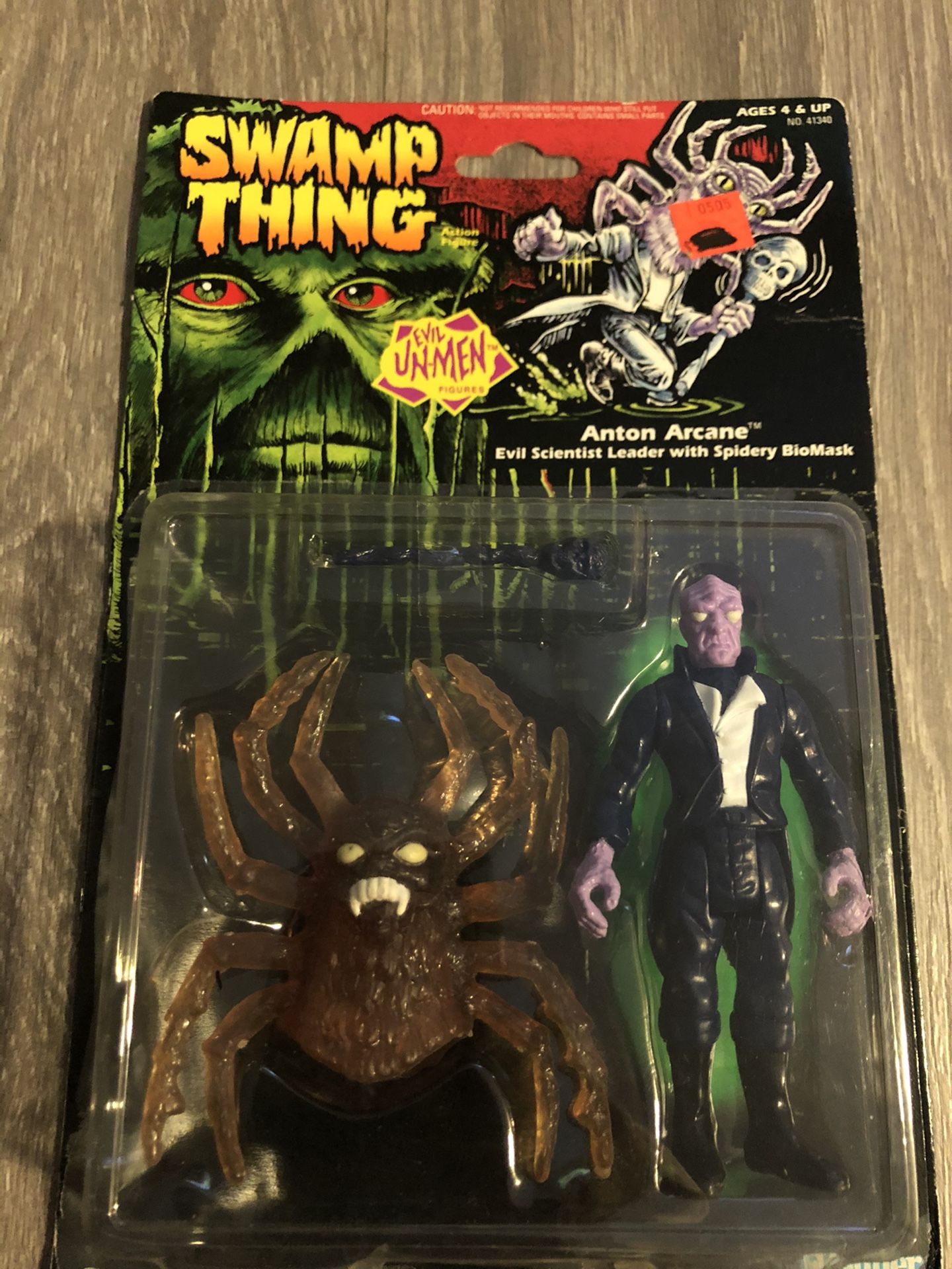 1990 Kenner Swamp Thing Action Figure- Anton Arcane - Evil Un-Men Figure $33