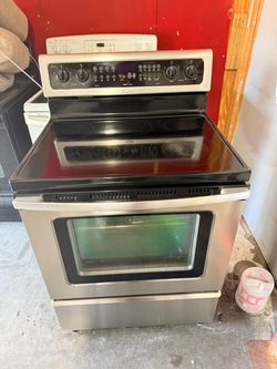 Whirlpool stove stainless steel convection oven electric