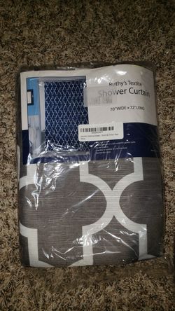 Gray New Shower curtain