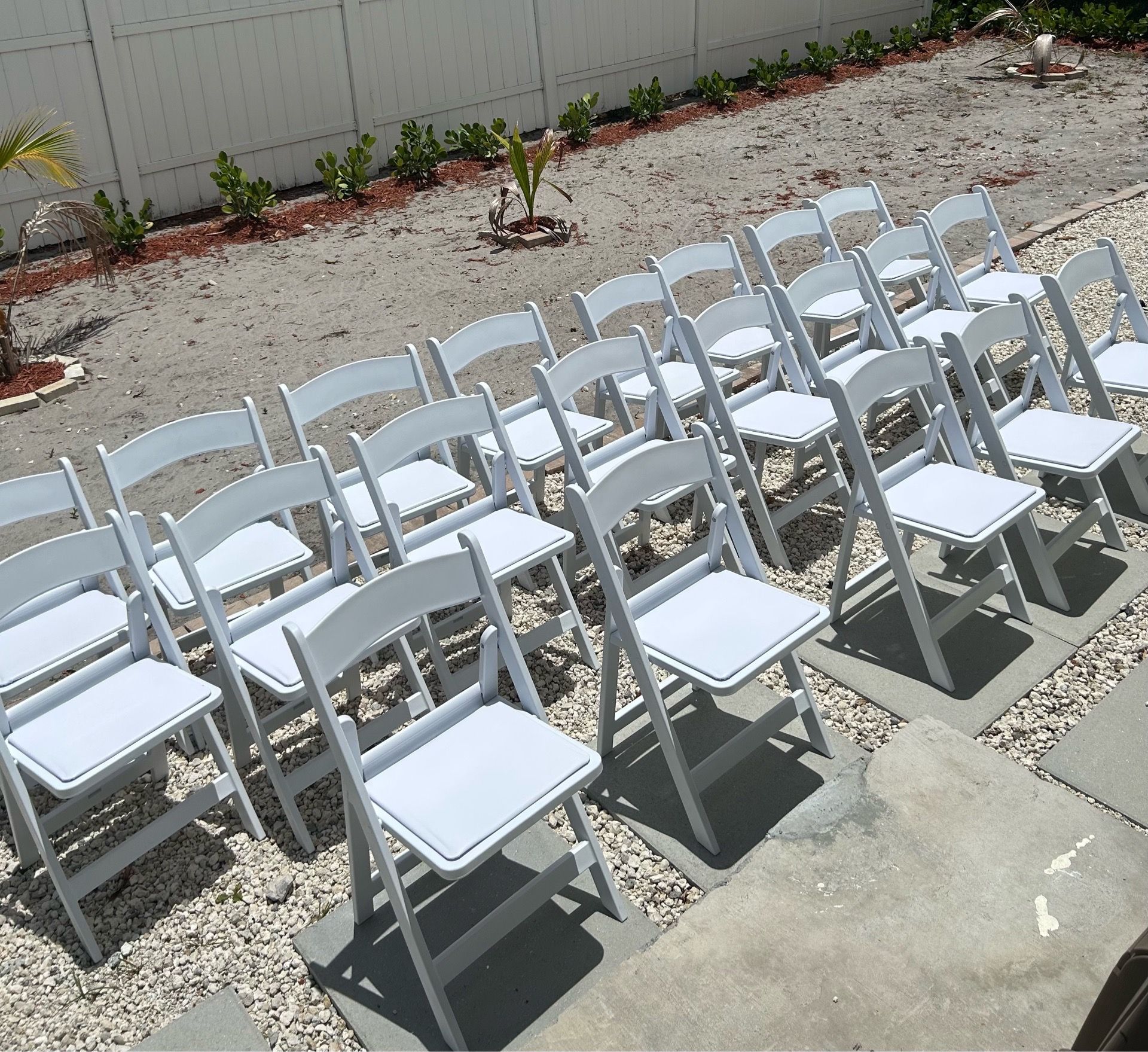 Plastic party chairs