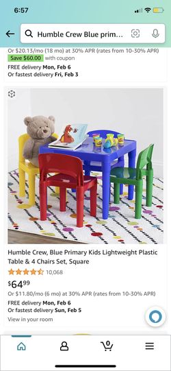 Meza Para Niños De Plástico