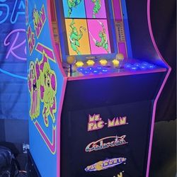 Retro Gaming Ms Pac Man Arcade 1up With Over 15,000 Video Games 