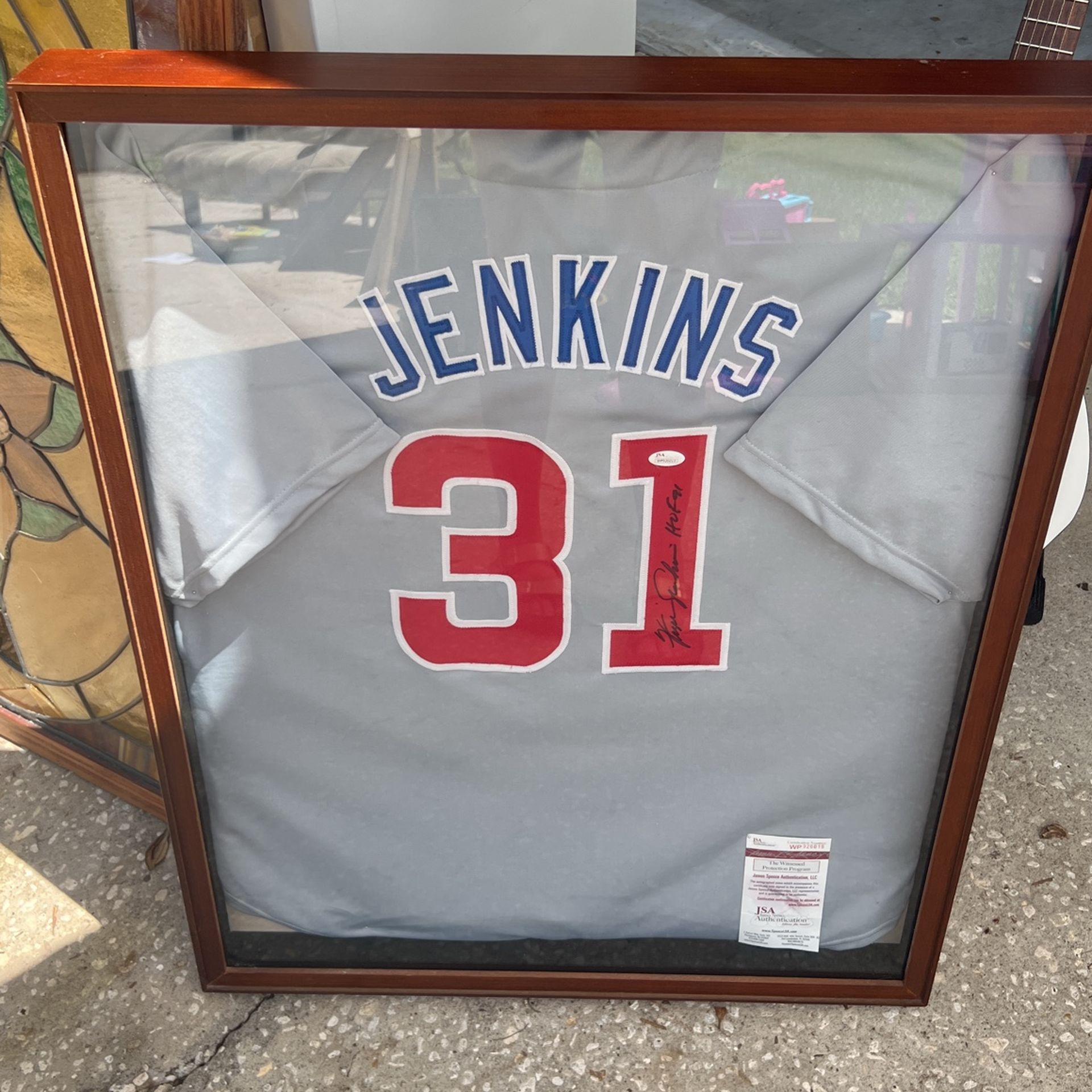 Fergie Jenkins Auto Jersey