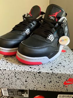 JORDAN 4 RETRO BRED