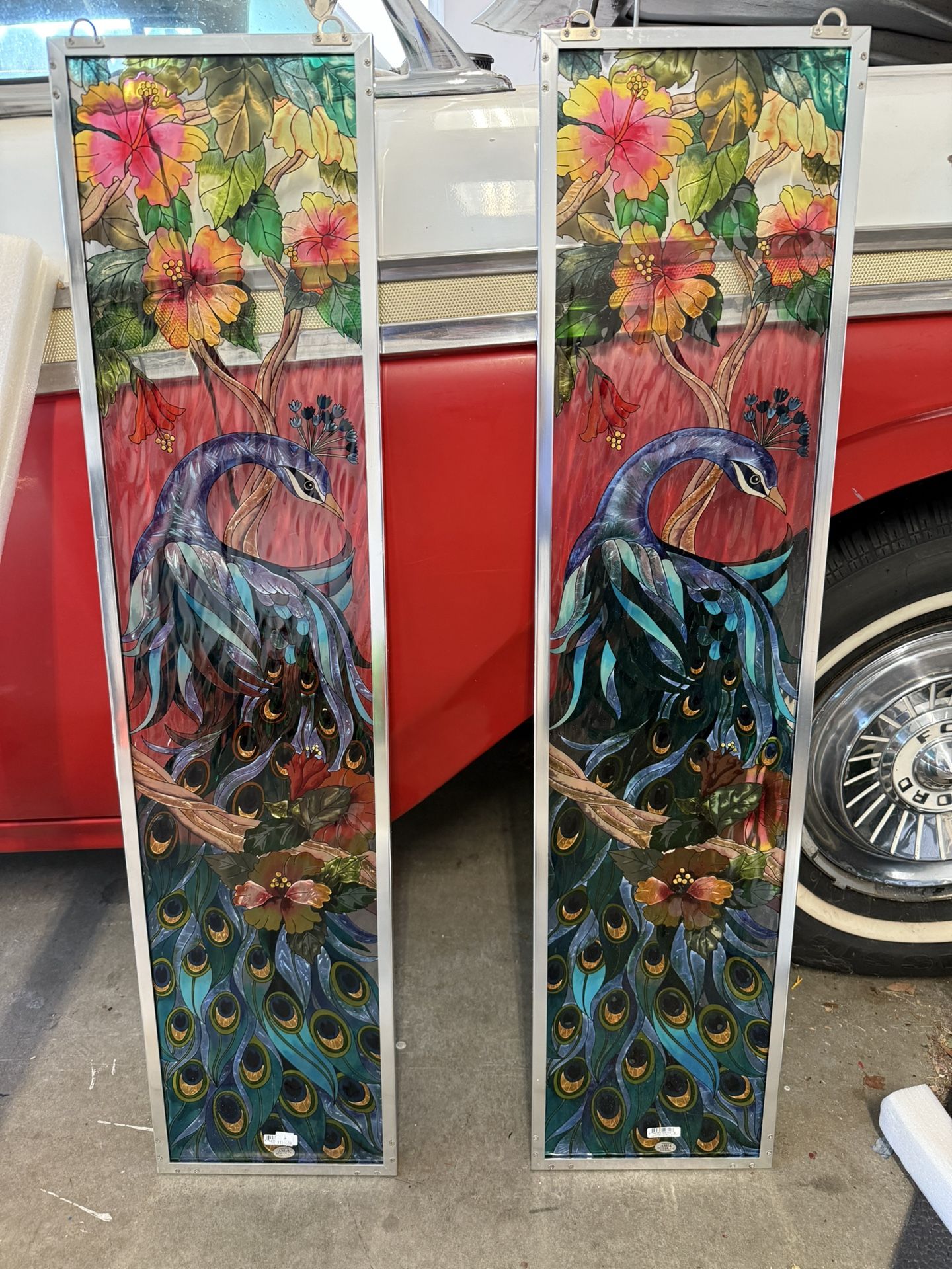Peacock Stained Glass