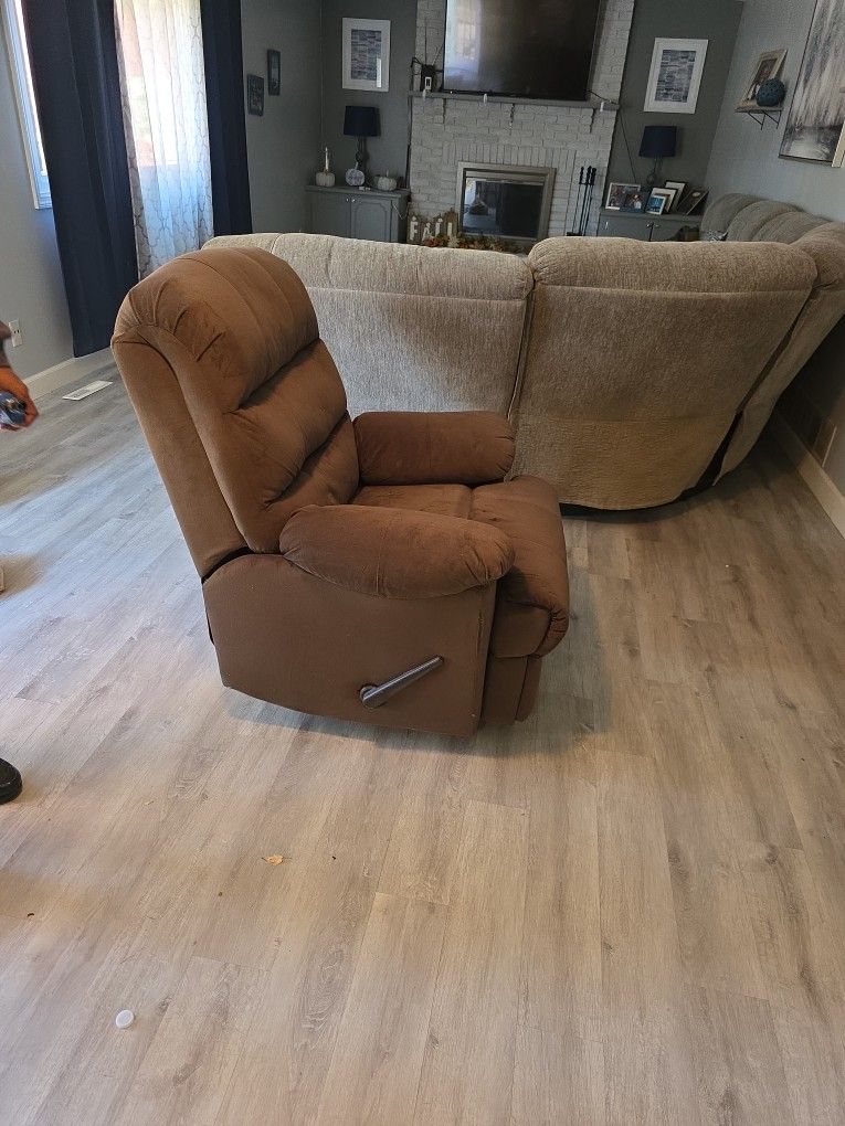 Brown Recliner