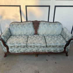 Antique Sofa And Arm Chair