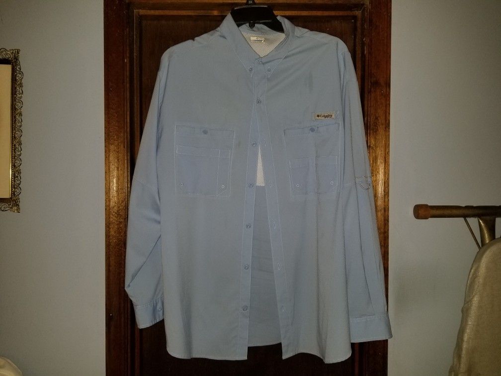 Columbia Fishing Shirts Size XXL