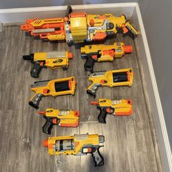 8 Nerf N Strike Guns