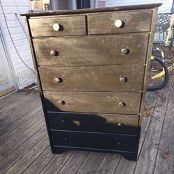 Prices firm.. real wooden dresser chest