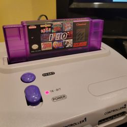 Super Nintendo System With 110 Games In 1 Cartridge