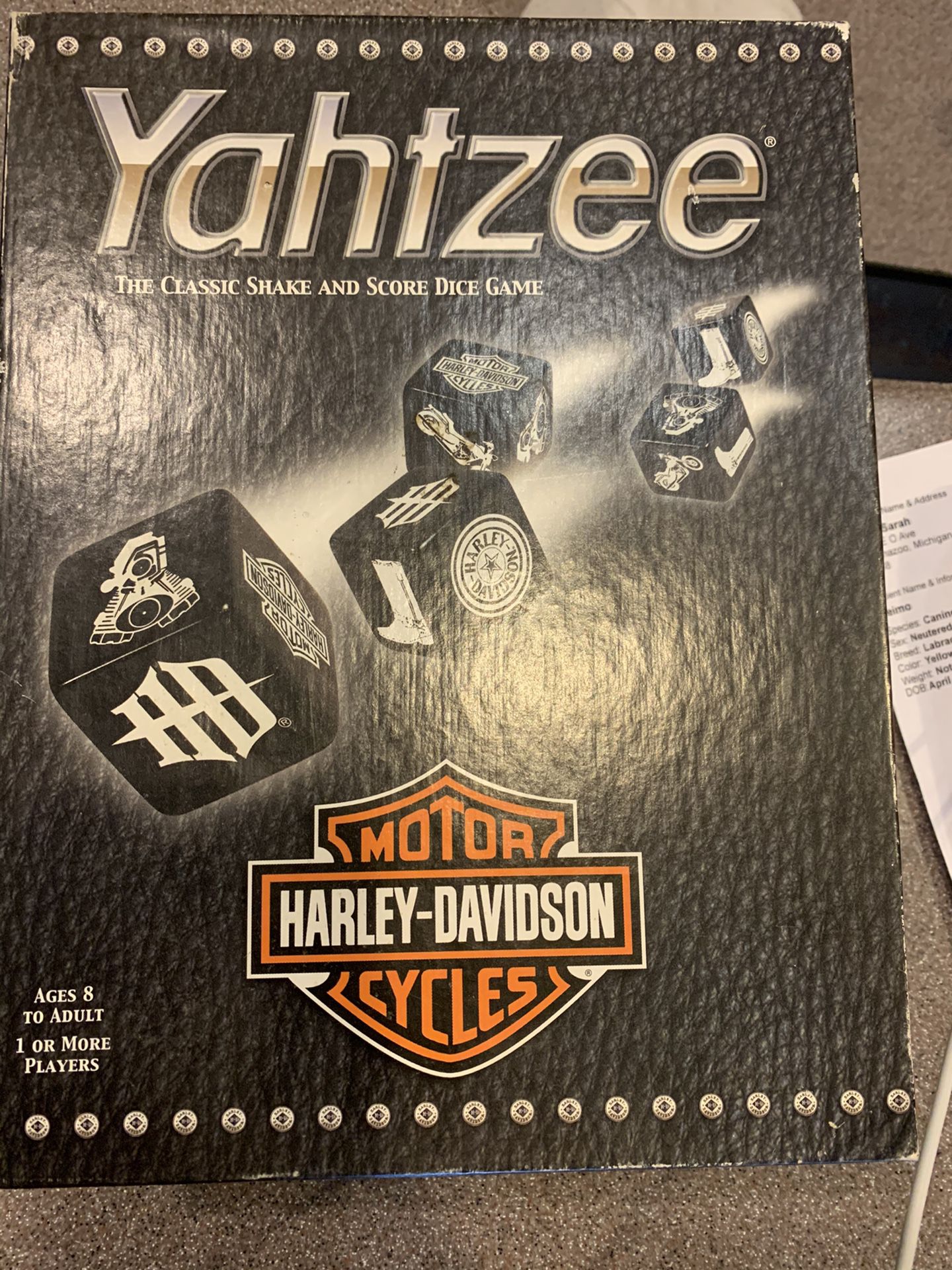 Harley Davidson Yahtzee
