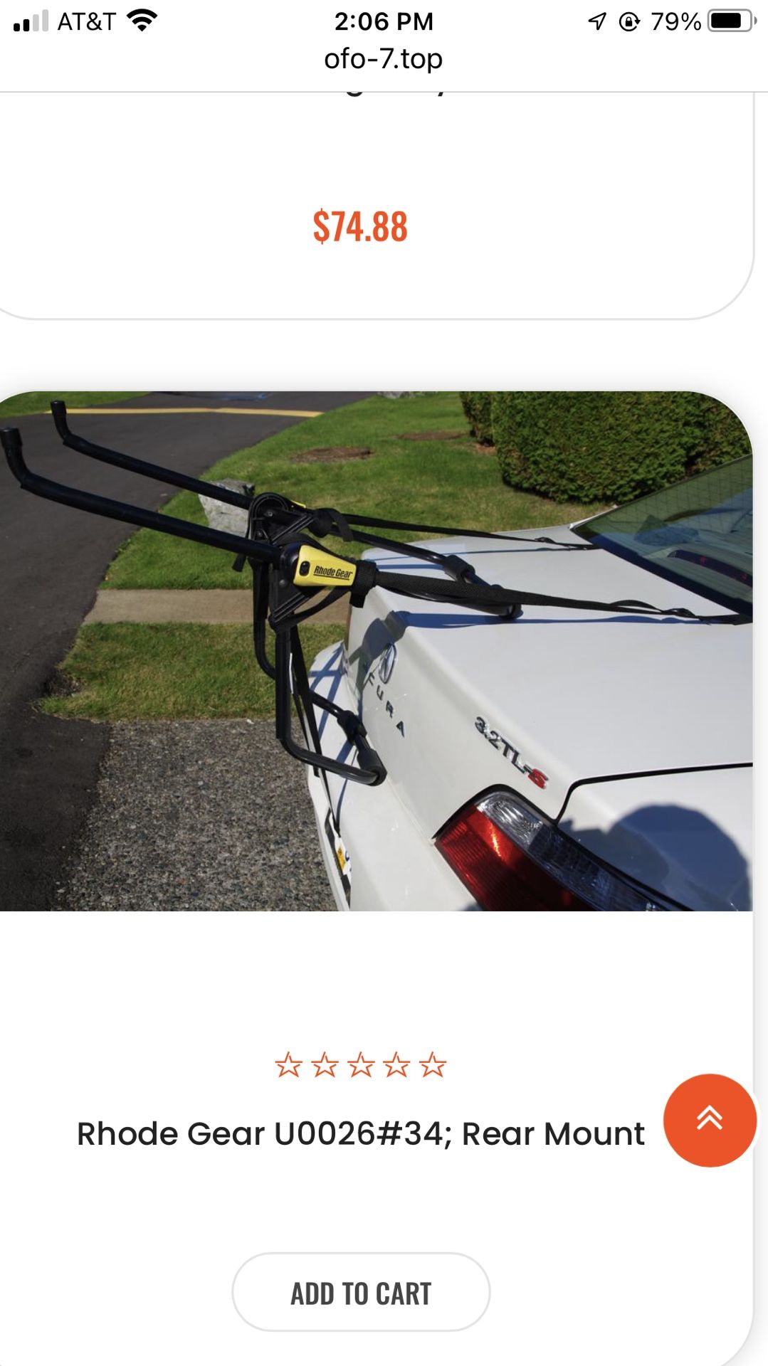 Rhode gear 2-bike rack