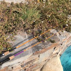 Two (2) Awesome KENCOR Ultralight Fishing Rods (XL-2 4'8"  2lb Class)& (SP5V 5' 1-6 lb)