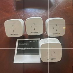 4 Netgear WiFi Extenders