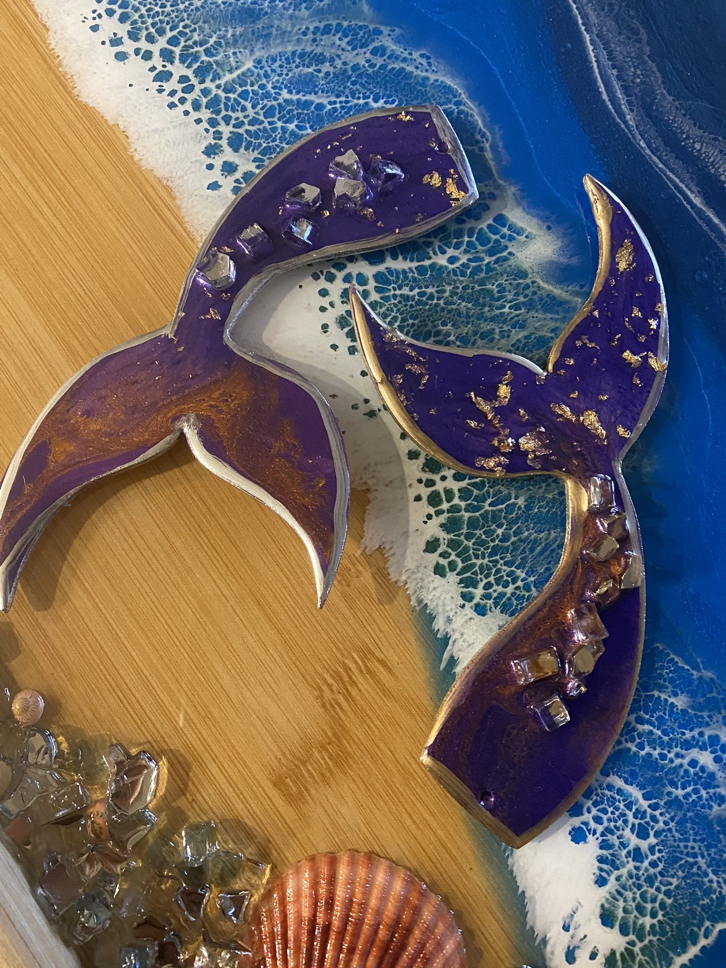 Ornament Mermaid Tail ,starfish And Turtle