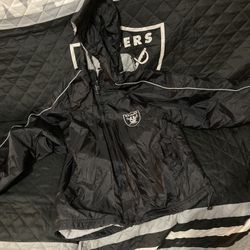 Las Vegas Raiders #RaiderNation Jacket Sz 14-16 Young Kids Sz