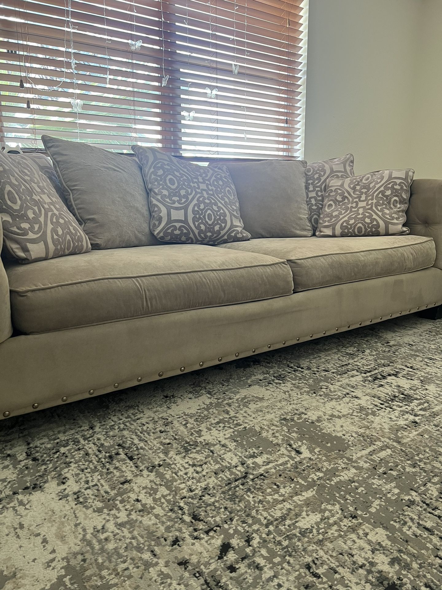 2 Cindy Crawford HOME Designer Sofas – Like New