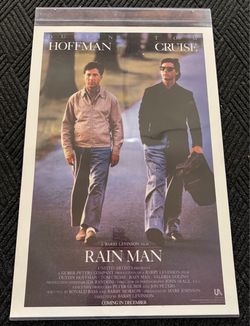 1988 Rain Man Original Movie Poster 43 3/4" x  27 1/4"