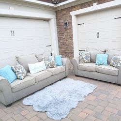 Sofa and Loveseat Set 