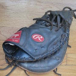 Rawlings Catcher's Mitt Premium Lite Toe Baseball Glove RHT 32.5” D325BWCM