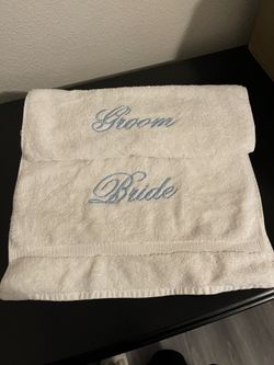 Bride And Groom Hand Towels
