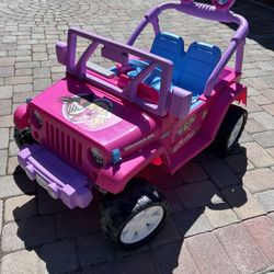 Jeep Barbie Power Wheels 