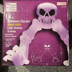 Home Depot 14 Ft Skeleton Archway Inflatable