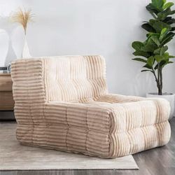 Bean Bag Chairs for Adults and Kids,Memory Foam Bean Bag Chairs with Thickened Non-Slip Corduroy Cover,Lazy Floor Sofa Couch for Living Room, Bedroom 