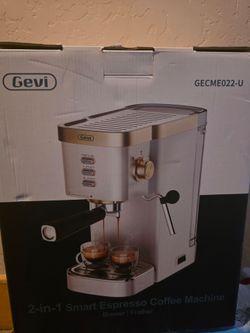 Brand New Gevi 2-in-1 Smart Espresso Machine – Still in Original Box!