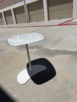 Modern Glass Top Side Table