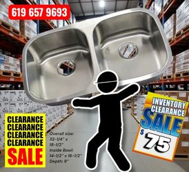New kitchen sinks  $75 each
